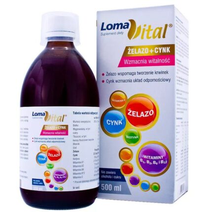 Loma Vital Iron + Zinc Liquid 500ml