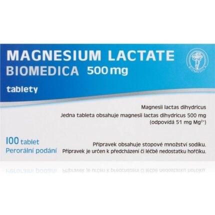 Magnesium Lactate Biomedica 500mg Tabletten 100 Stück
