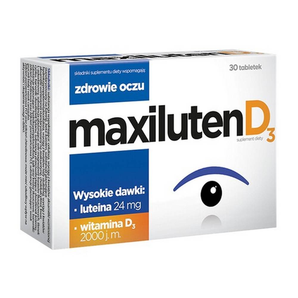 maxiluten d3 tablets 30 pieces Maxiluten D3 Tablets 30 pcs