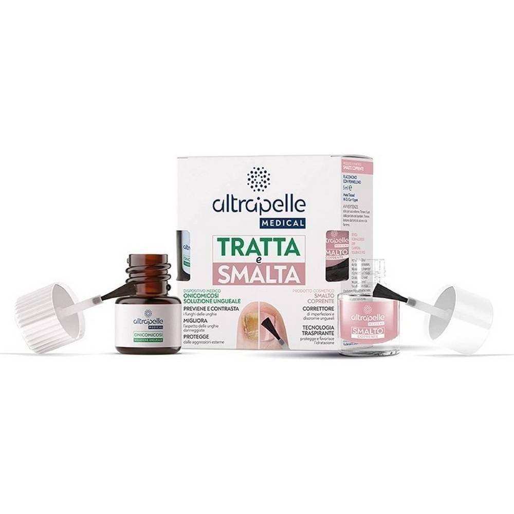 medical tratta and smalta ungueal solution 7 ml nail polish 5 ml Medical Tratta & Smalta Ungueal Solution, 7 ml + Nail Polish, 5 ml