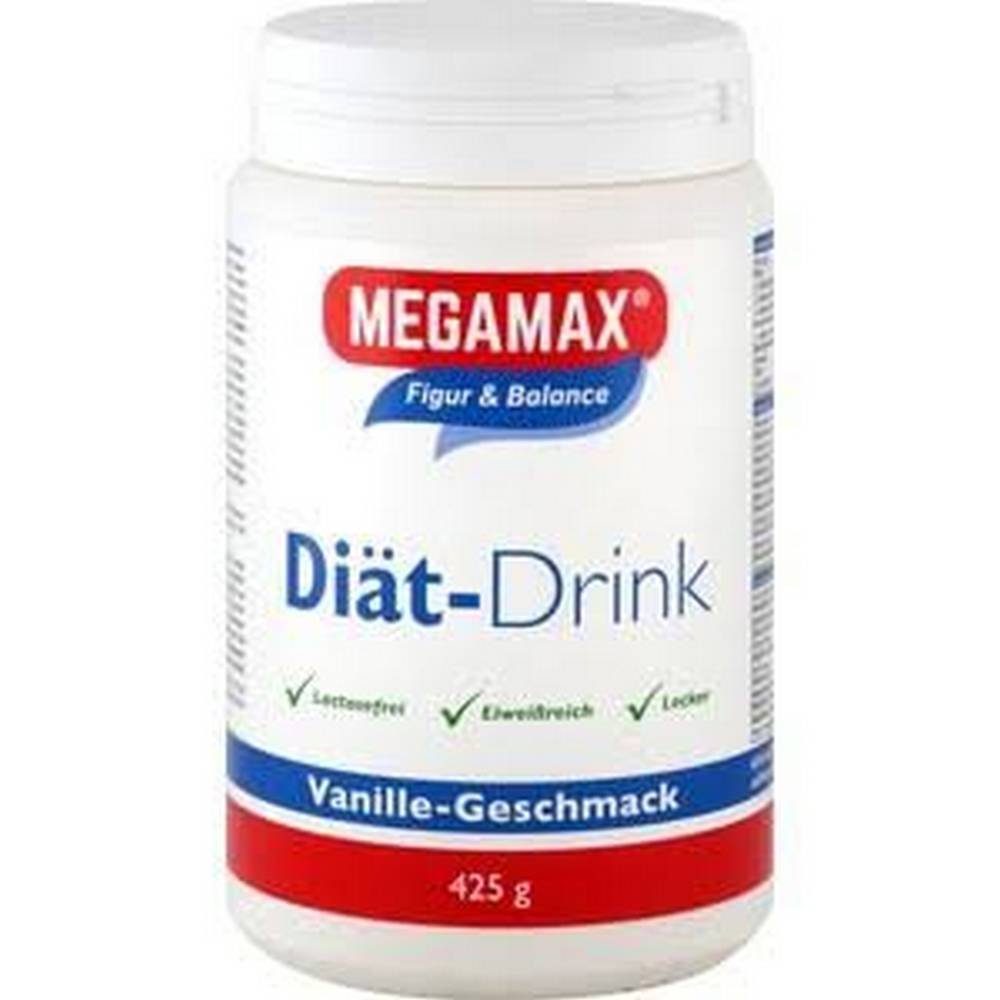 megamax diet drink vanilla powder 425 g MEGAMAX Diet Drink Vanilla Powder, 425 g