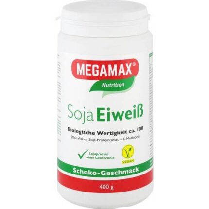 MEGAMAX soy protein chocolate powder, 400 g