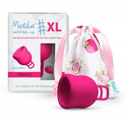 Merula Menstruationstasse XL Strawberry