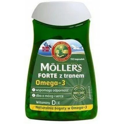 Mollers Forte with tranem 112 caps.