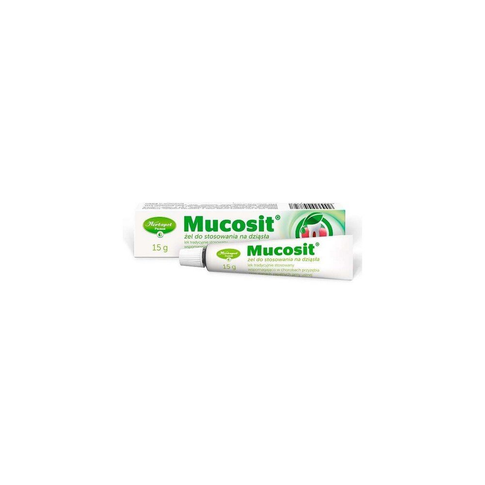 mucosit gel for use on gums 15 g Mucosit Gel for Gums 15 g