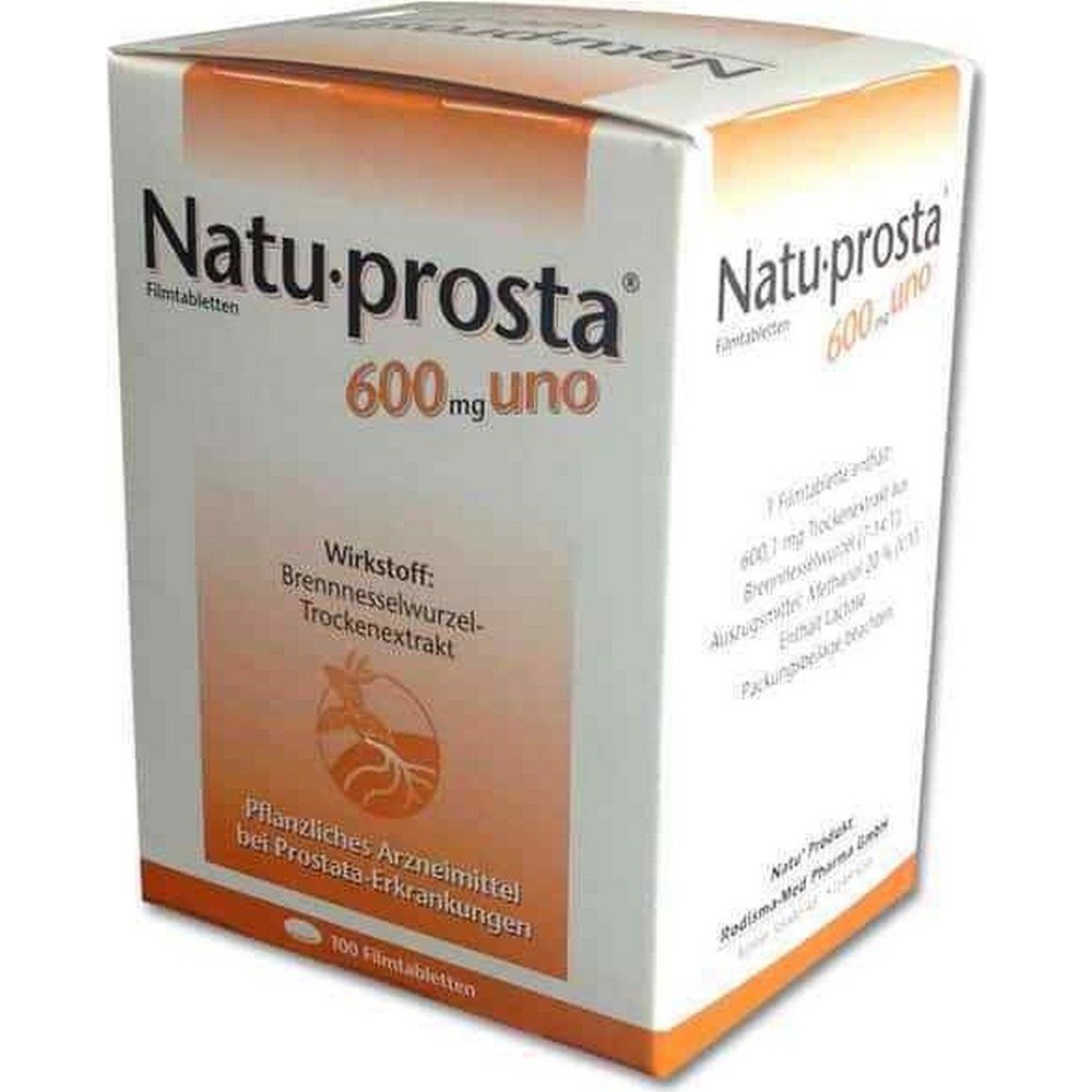 natu prosta 600mg uno film coated tablets 100 pieces Natu-Prosta 600mg Uno Filmtabletten 100 Stück