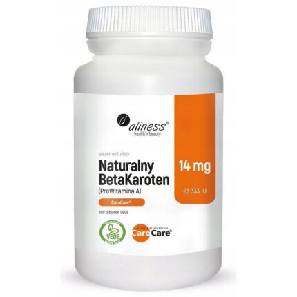 Aliness Natural Beta-Carotene Pro Vitamin A