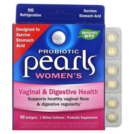 Nature's Way Probiotic Pearls for Women – 90 Softgels