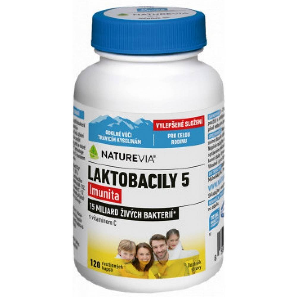naturevia laktobacily 5 imunita 120 NatureVia Lactobacilli 5 Immunity 120