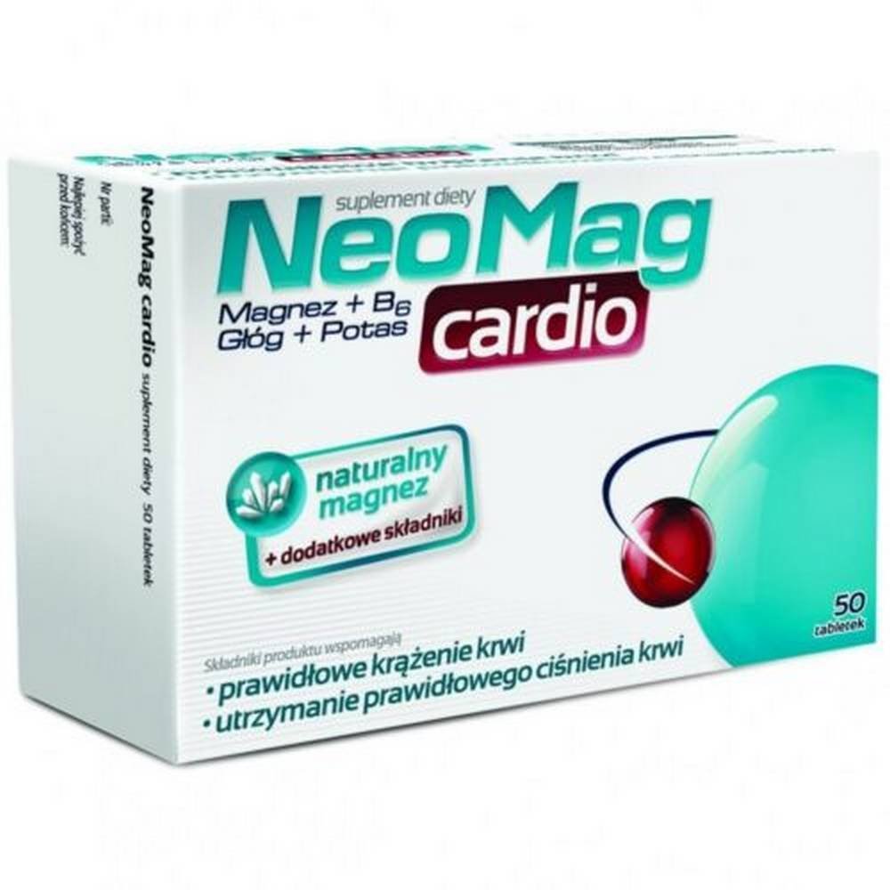 neomag cardio tablets 50 pieces NeoMag Cardio Tablets 50 pcs