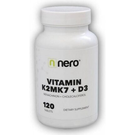 Nerodrinks Vitamin K2 MK7 + D3 120 Capsules