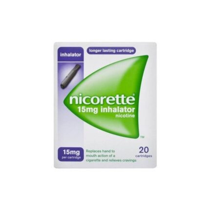 Nicorette 15 mg Inhalator (Quit Smoking Aid) — 20 filters