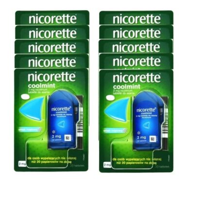 Nicorette Cool mint 2 mg, 10 x 20 tablets