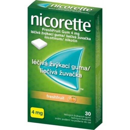 Nicorette Freshfruit 4mg Kaugummis 30 Stück