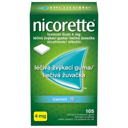 Nicorette Icemint Gum 4 mg chewing gum 105 pcs
