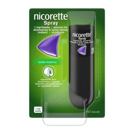 Nicorette spray, 1 mg/dose, oral spray, 1 dispenser (150 doses)