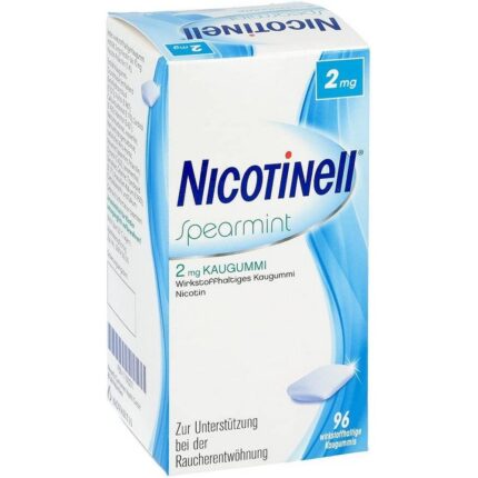 NICOTINELL Chewing Gum Spearmint 2 mg, 96 pieces