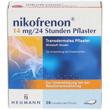 NIKOFRENON 14 mg/24 hours patch transdermal, 7 pcs