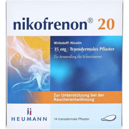 NIKOFRENON 20 Heumann transdermal plasters, 14 pcs