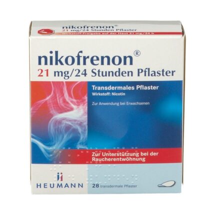 NIKOFRENON 21 mg/24 hours patch transdermal, 28 pcs