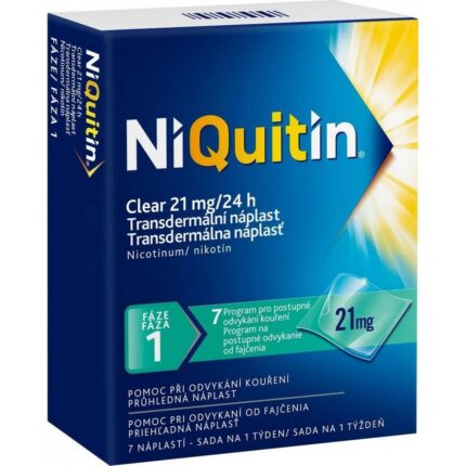 Niquitin Clear 21 mg / 24 h Patches 7 pcs