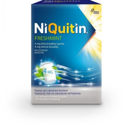 NiQuitin Freshmint 4 mg chewing gum 100 pcs