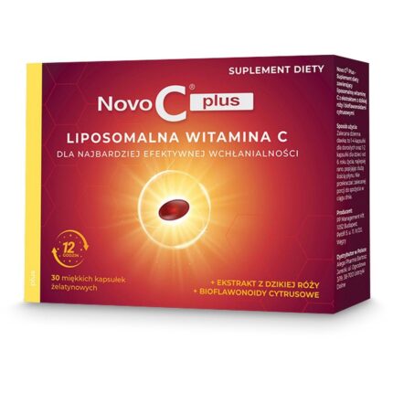 Novo C Plus Liposomal Vitamin C with Citrus Bioflavonoids & Rosehip 30 Capsules