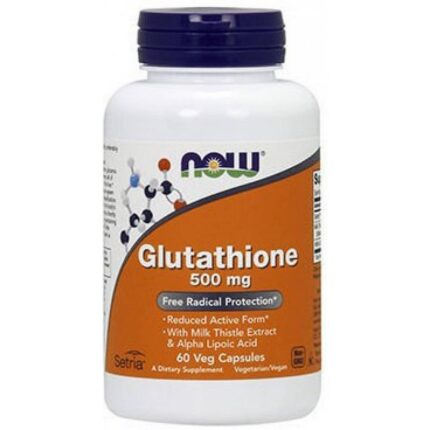 Now Foods Glutathione Reduced 500 mg 60 Capsules
