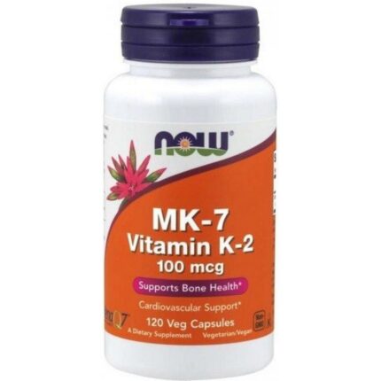 Now Foods Vitamin K2 MK-7MenaQ7 100 mcg 120 veg.caps