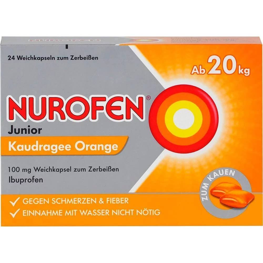 nurofen junior 100mg 12 Nurofen Junior 100 mg 12 pcs