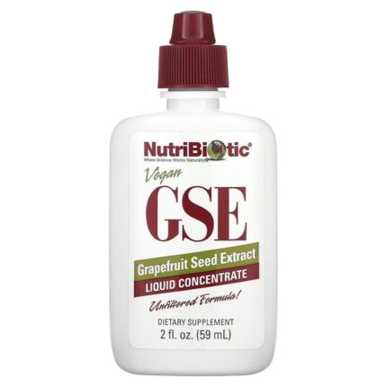 NutriBiotic Vegan GSE Grapefruit Seed Extract Liquid Concentrate 59 ml (2 fl oz)