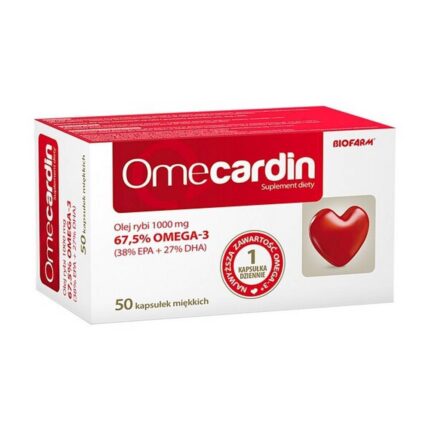 Omecardin EPA + DHA Capsules 50 pcs