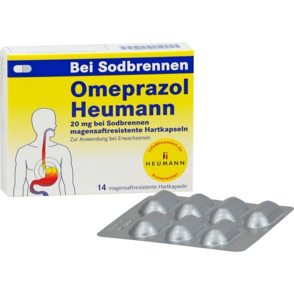 omeprazol heumann 20 mg bsodbrgastric juice hard 14 pcs Omeprazol Heumann 20 mg Gastro-Resistant Capsules 14 pcs