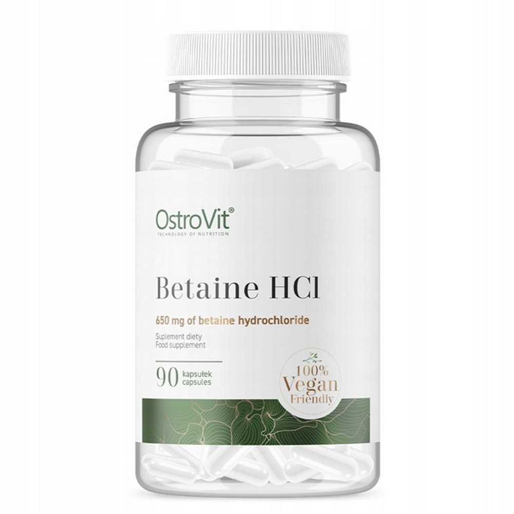 ostrovitbetaine hcl dietary supplement 90 pcssuplement diety betaina hcl 90 szt OstroVit Betaine HCL Dietary Supplement 90 pcs