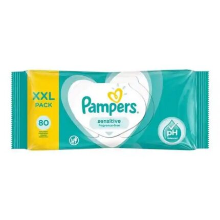 Pampers fresh clean wipes, 80 pieces