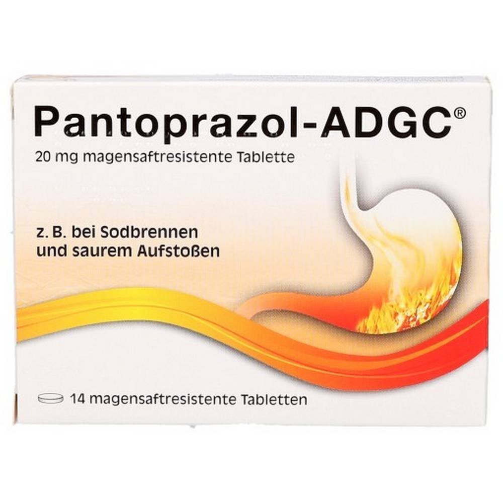 pantoprazol adgc 20 mg gastro free tablets 14 pcs Pantoprazol ADGC 20 mg Gastro-Resistant Tablets 14 pcs