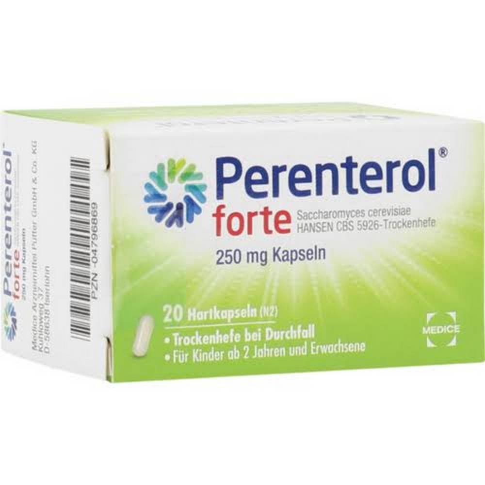 perenterol forte 250 mg capsules 20 pcs Perenterol Forte 250 mg Capsules 20 pcs