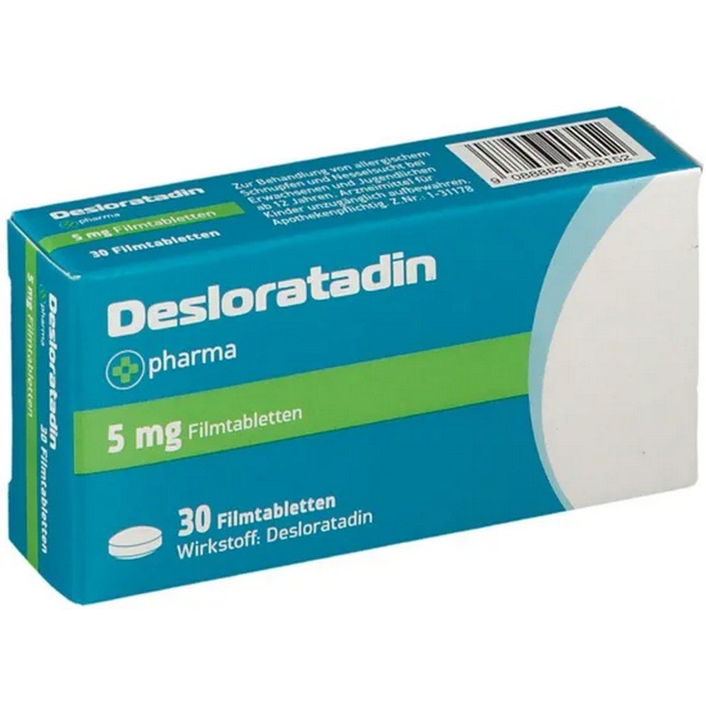 pluspharma desloratadin 5mg filmtabletten 30 stuck Pluspharma Desloratadin 5mg Filmtabletten 30 Stück