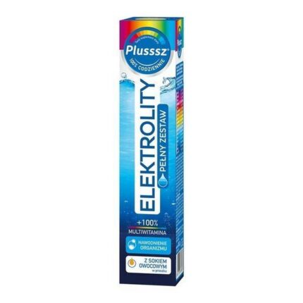 Plusssz electrolytes + 100% multivitamin, effervescent tablets, 24 pcs.