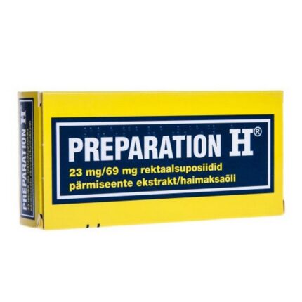 Preparation H suppositories 12 pcs