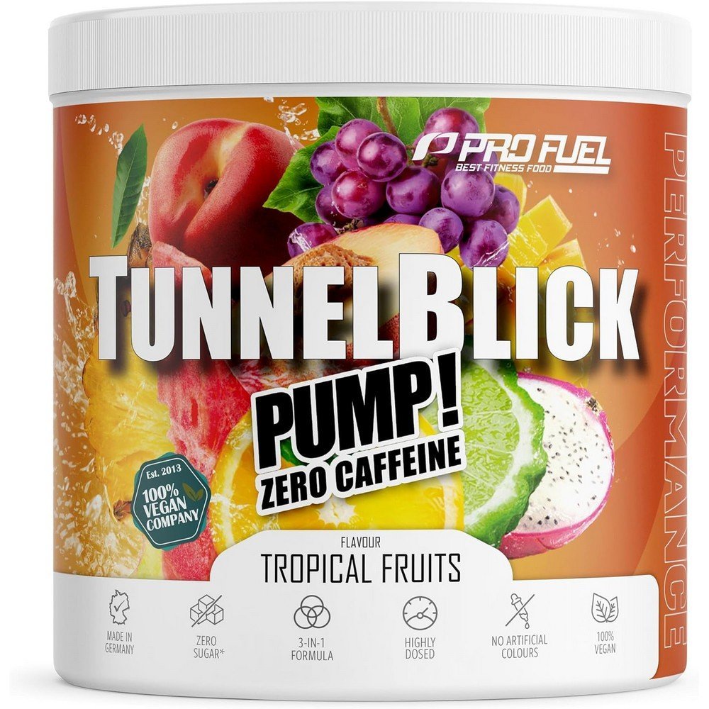 pump booster without caffeine tropical fruits 440 gpowder Pump Booster Caffeine-Free Tropical Fruits – 440 g
