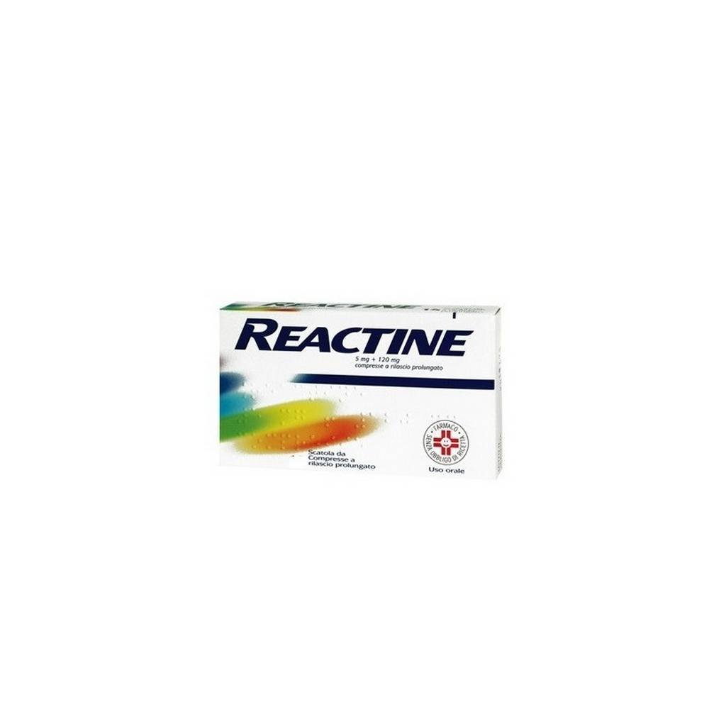 reactine 6 tablets for the treatment of allergic rhinitis 5 mg 120 mg prolonged release Reactine 5mg + 120mg Retardtabletten 6 Stück