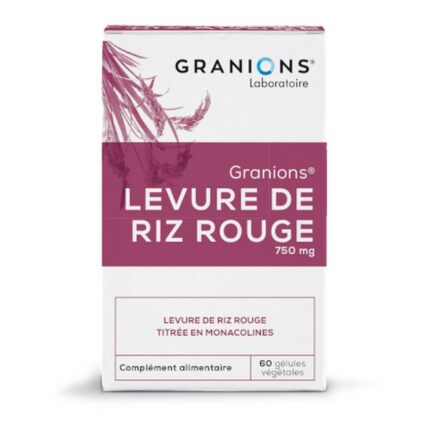 Red Yeast Rice 750 mg, 60 Capsules — Levure de Riz Rouge 750 mg