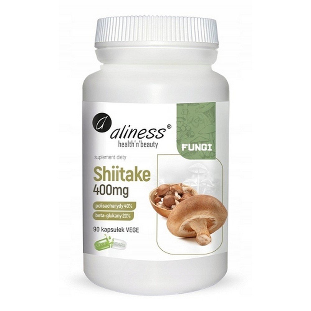 reishi 400mg aliness 90 capsules vege beta glucans Aliness Reishi 400 mg 90 Capsules VEGE Beta-glucans