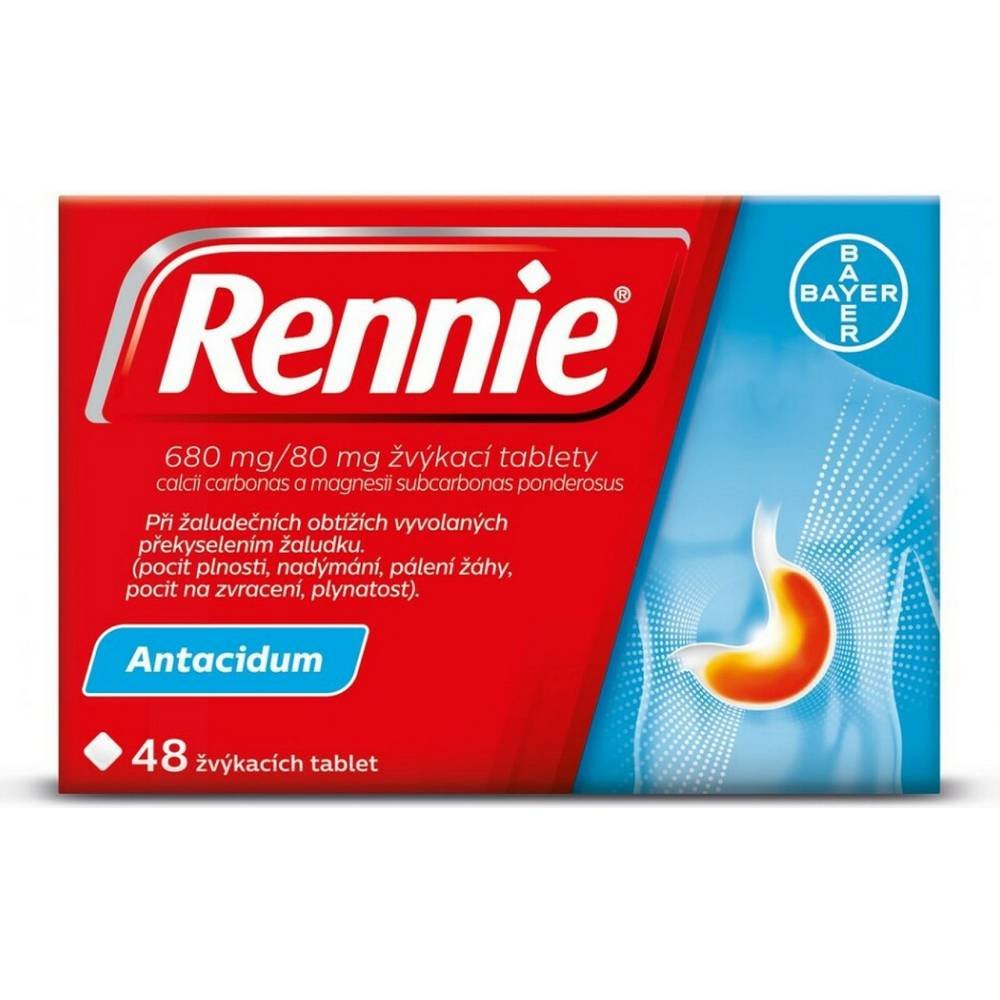 rennie 680mg80mg 48 Rennie 680mg/80mg Kautabletten 48 Stück