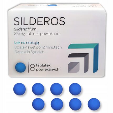 SILDEROS 25mg 8 tablets male potency sildenafil
