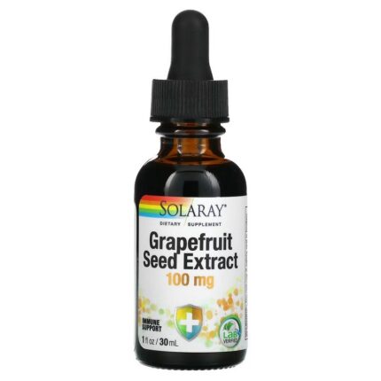 Solaray Grapefruit Seed Extract 100 mg 1 fl oz 30 ml