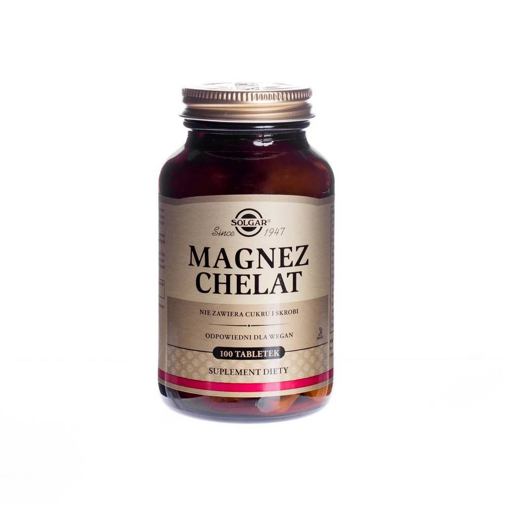 solgar magnesium chelate tablets 100 pieces Solgar Magnesium Chelate, tablets, 100 pieces