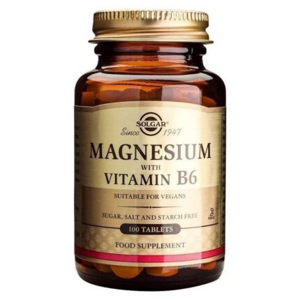 Solgar Magnesium with vitamin B6, tablets, 100 pieces