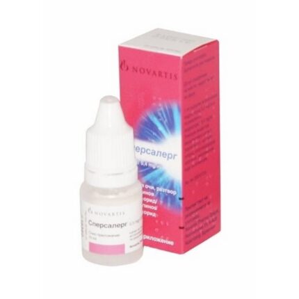 Spersalerg 0.5 mg / 0.4 mg/ml Eye Drops 10 ml — Сперсалерг